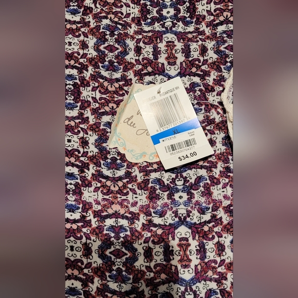 Belle du Jour Sleeveless Tunic style Blouse, Size xl, NWT - Picture 3 of 5